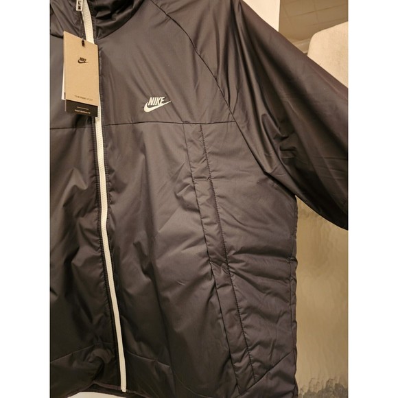 NIKE SPORTSWEAR DH2783 STORM-FIT REVERSIBLE PUFFER JACKET BLACK - Picture 2 of 14